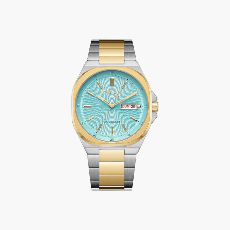 OMAX Two-Tone Analog Men's Watch - Image 1